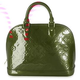 Louis Vuitton-Louis Vuitton Rose Indian Monogram Vernis Alma PM-Red