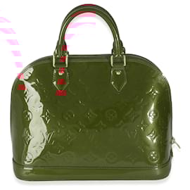 Louis Vuitton-Louis Vuitton Rose Indian Monogram Vernis Alma PM-Red