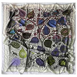 Hermès-140 cashmere shawl-Multiple colors