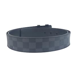 Louis Vuitton-Ceinture Santur Damier Graphite Louis Vuitton-Noir