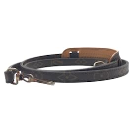 Louis Vuitton-Louis Vuitton Monogram Brown Leather Shoulder Strap-Brown