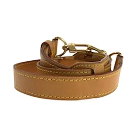 Louis Vuitton-Louis Vuitton Light Brown Leather Shoulder Strap-Light brown