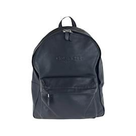 Coach-COACH F54786 Black Leather Backpack-Black