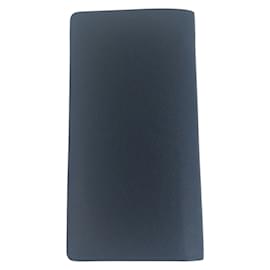 Louis Vuitton-Louis Vuitton Taiga Portefeuille Brazza Long Wallet-Navy blue