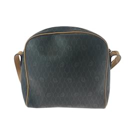 Christian Dior-Christian Dior Vintage Honeycomb Pattern Shoulder Bag-Brown
