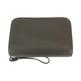 Louis Vuitton-Louis Vuitton Taiga Baikal Clutch Bag-Brown