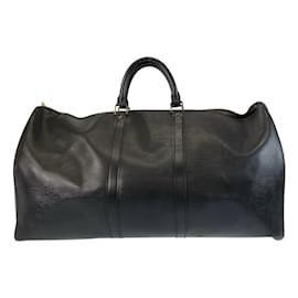 Louis Vuitton-Louis Vuitton Epi Keepall 55 Boston Bag-Black