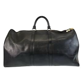 Louis Vuitton-Louis Vuitton Epi Keepall 55 Boston Bag-Black
