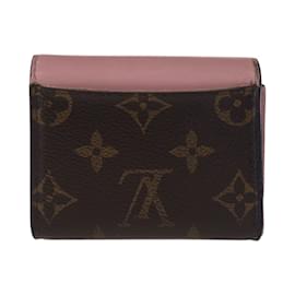 Louis Vuitton-Louis Vuitton Monogram Portefeuille Zoe Wallet-Brown,Pink