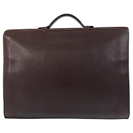 Hermès-Hermes Sac a Depeche Brown Briefcase-Brown