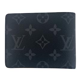 Louis Vuitton-Louis Vuitton Monogram Portefeuille Multiple Wallet-Brown,Black