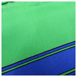 Hermès-Hermes Silk Scarf - Fishing Boats Returning to Port-Multiple colors,Green