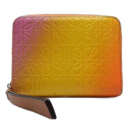 Monedero de cuero multicolor Loewe Multicolor Naranja