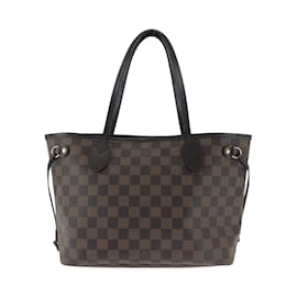 Louis Vuitton-Louis Vuitton Damier Ebene Neverfull PM Tote Bag-Brown,Damier ebene