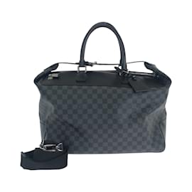 Louis Vuitton-Louis Vuitton Damier Graphite Neo Greenwich Boston Bag-Brown,Black