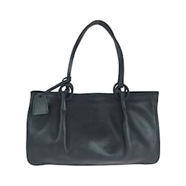 Gucci-Gucci Black Leather Tote Bag-Black