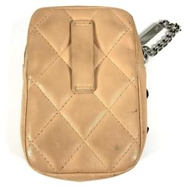 Chanel-Chanel Cambon Line CC Cigarette Case-Black,Beige