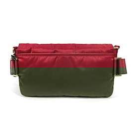 Fendi-Fendi 7VA472 Porter Collaboration Red Nylon Pochette-Red