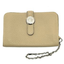 Hermès Monedero Dogon Hermes en beige Beige