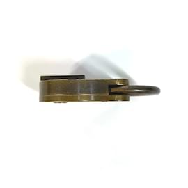 Chanel-Chanel Bronze Keyring with CC Coco Mark Logo-Bronze