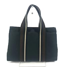 Hermès-Sac à main PM Troca Horizontal Hermes-Noir