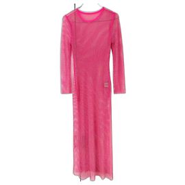 Robe de plage rose Leslie Amon en polyester S Rose