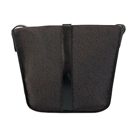 Yves Saint Laurent-Yves Saint Laurent Grey and Black Shoulder Bag-Brown,Black