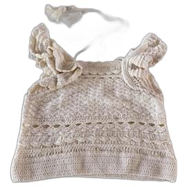 Robe Zimmermann en coton crème Crème