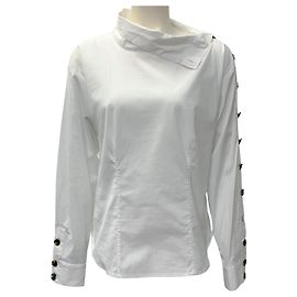 Camisa Fauri de algodão branco Veronica Beard Branco