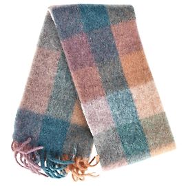 Sciarpa con frange Acne Studios in lana multicolore Multicolore