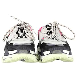 Balenciaga-Baskets Balenciaga Triple S en polyester rose-Rose