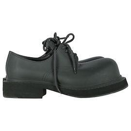 Balenciaga Derby Steroid in Black Rubber Black