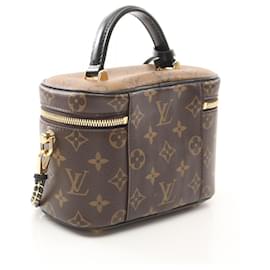 Louis Vuitton-Louis Vuitton Monogram Reverse Vanity NV PM Handbag M45165-Brown