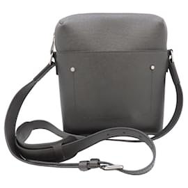 Louis Vuitton-Louis Vuitton Taiga Pochette Grigori Shoulder Bag M30505-Black