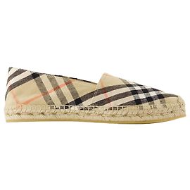 Lf Mews Espadrilles - Burberry - Leinen - Beige Braun Beige