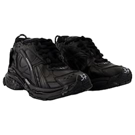 Balenciaga-Baskets Ripstop Runner - Balenciaga - Synthétique - Noir-Noir