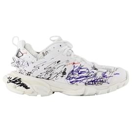 Balenciaga-Track Sneakers - Balenciaga - Nylon - Blanc-Blanc