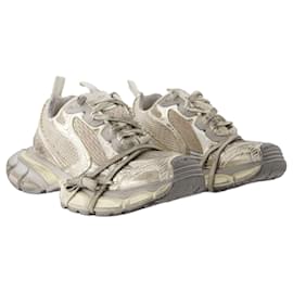 Balenciaga-3XL Sneakers - Balenciaga - Mesh - Eggshell-Brown,Beige
