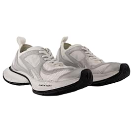 Balenciaga-Circuit Sneakers - Balenciaga - Synthetic - White/Silver-White