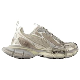 Balenciaga-3XL Sneakers - Balenciaga - Mesh - Eggshell-Brown,Beige