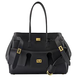 Balenciaga-Bel Air Carry All M Shoulder Bag - Balenciaga - Leather - Black-Black