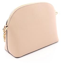 Michael Kors-Michael Kors Leather EMMY Shoulder Bag 35S9GTVC2L-Brown,Beige