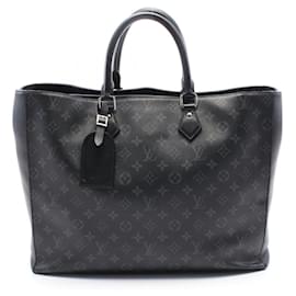 Louis Vuitton-Louis Vuitton Monogram Eclipse Gran Sac Tote Bag M44733-Black