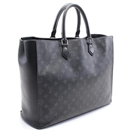 Louis Vuitton-Louis Vuitton Monogram Eclipse Gran Sac Tote Bag M44733-Black