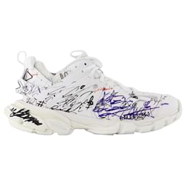 Balenciaga-Track Sneakers - Balenciaga - Nylon - Blanc-Blanc