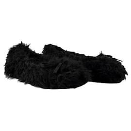 Balenciaga-Leopold Ballerinas - Balenciaga - Fake Fur - Black-Black