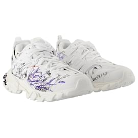 Balenciaga-Track Sneakers - Balenciaga - Nylon - Blanc-Blanc