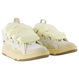 Lanvin-Curb Sneakers - Lanvin - Leather - White-White