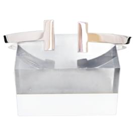 Tiffany & Co-Pulseira T Square em ouro branco 18K Tiffany & Co. Tamanho 17-Prata,Metálico