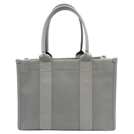 Balenciaga-Balenciaga Canvas Leather Hardware S 2way Bag 671402-Grey